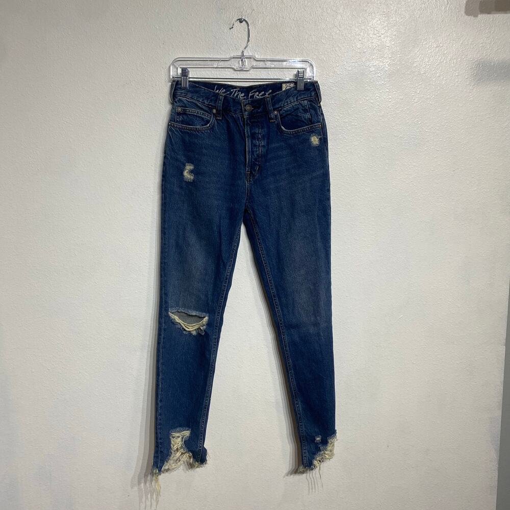 Free People We The Free Mid Rise Jeans Sz 25